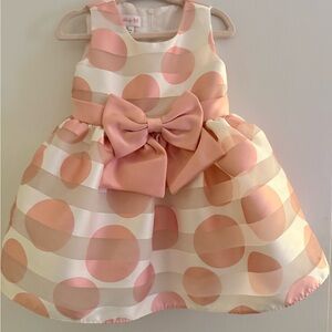 Bonnie Baby Pink and White Dress